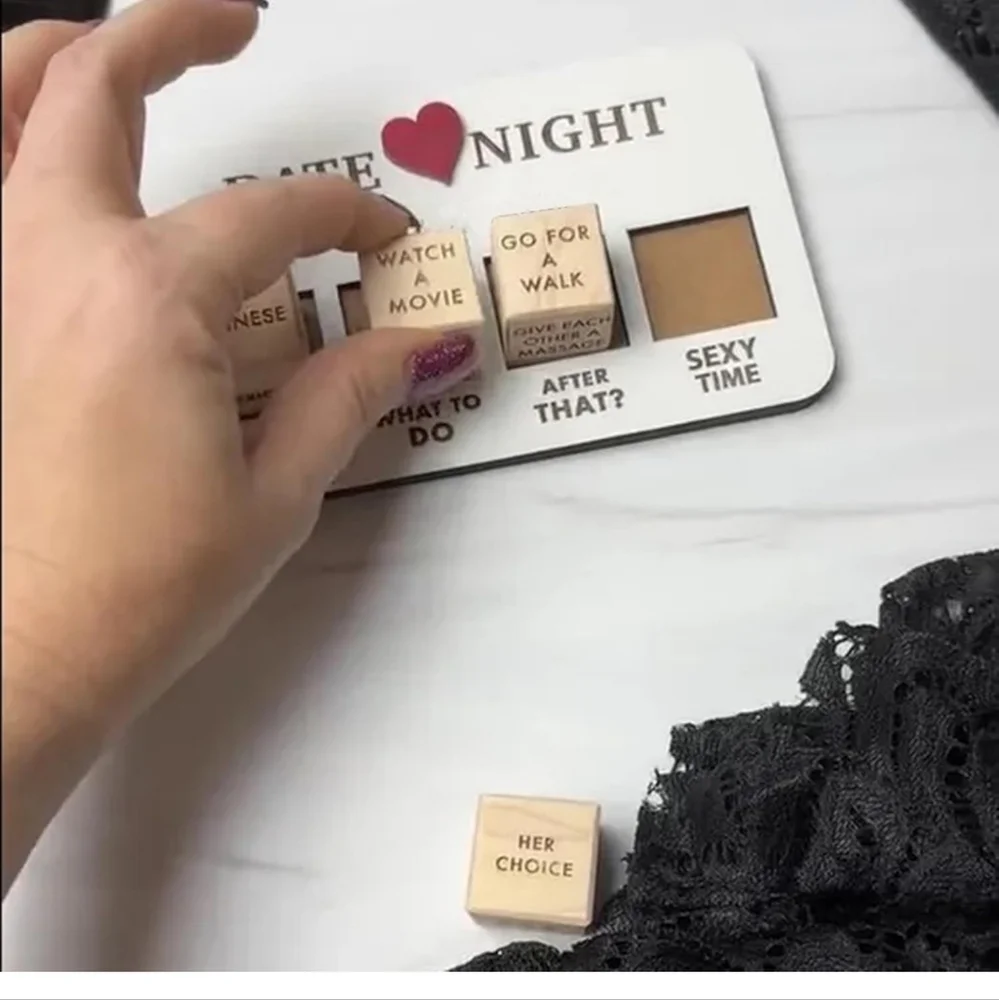 💘Date Night Dice for Couples, Date Night Ideas Dice After Dark Edition 🩷 Vday - Picture 4 of 4